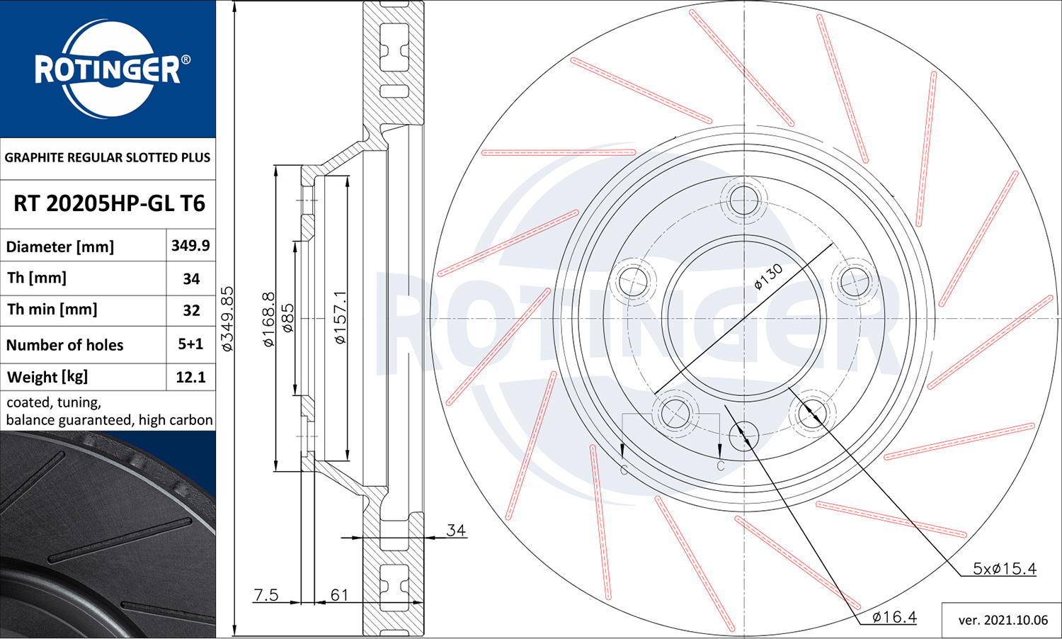 ROTINGER 257 656 RT 20205HP-GL T6 - Alkatrész